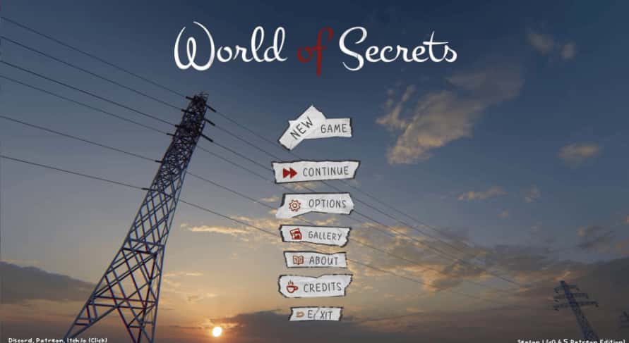 秘密世界 World of Secrets插画